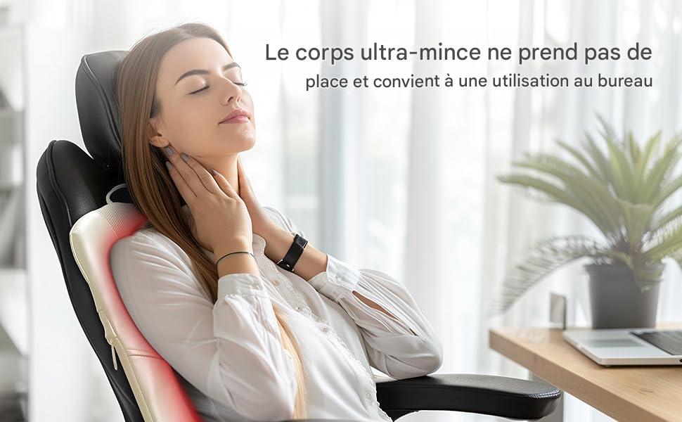 Masseur sans fil avec infrarouge et chaleur