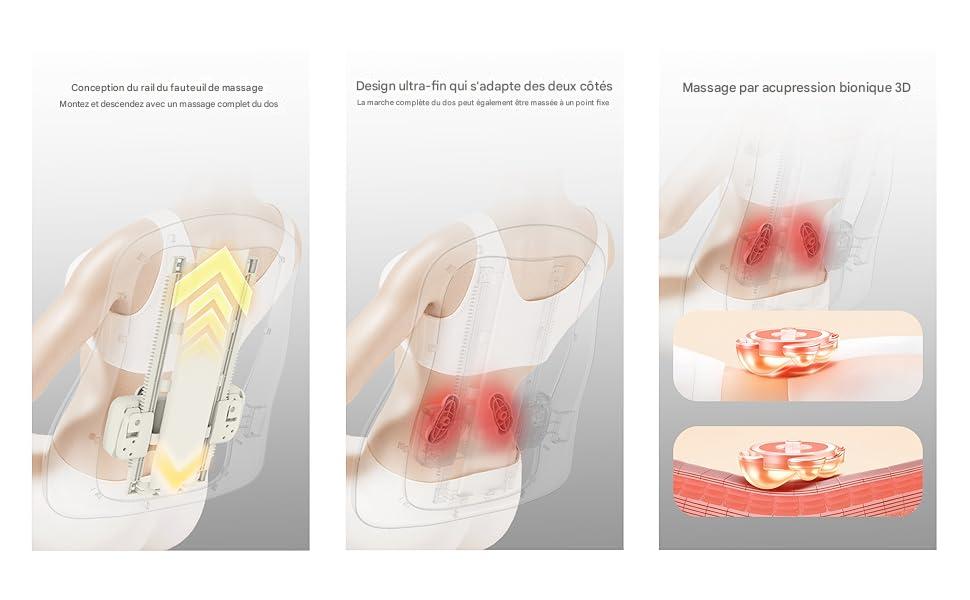 Masseur sans fil avec infrarouge et chaleur